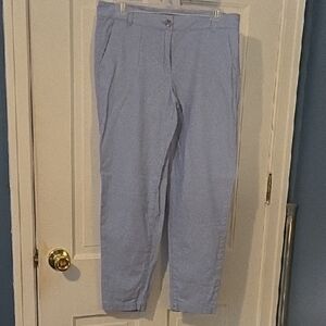 Talbots Women's Light Blue Ankle Pants